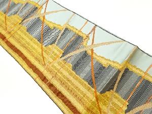 抽象模様織出し名古屋帯